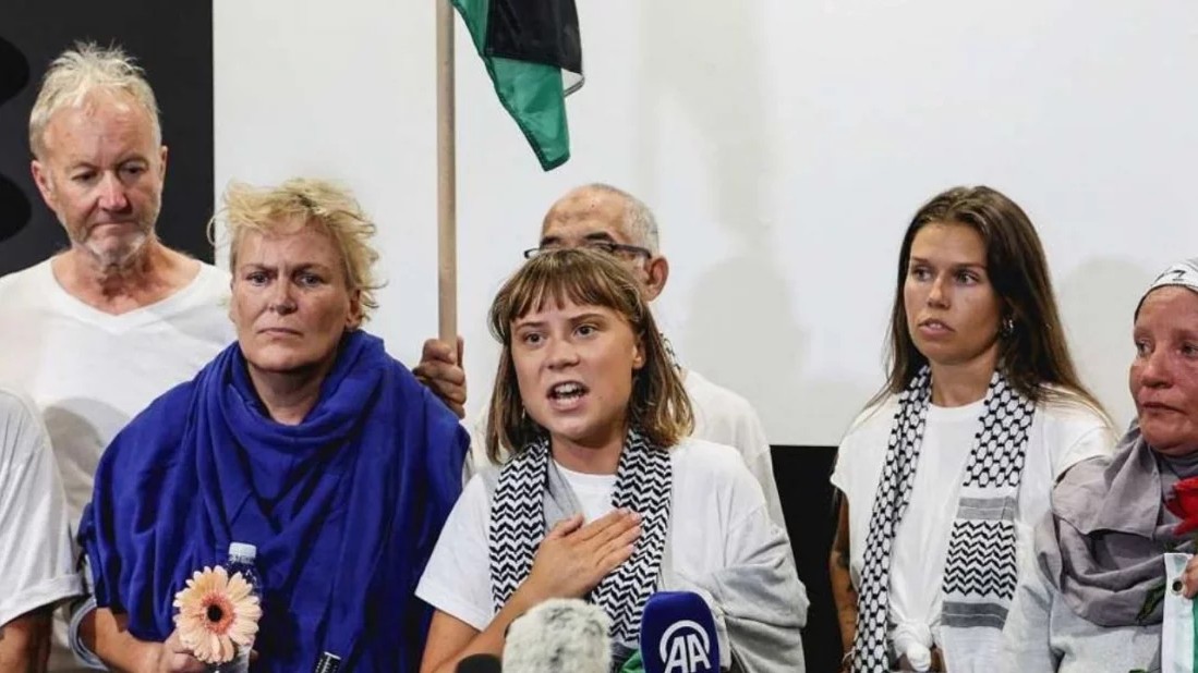 ইসরায়েল লাইভ গণহত্যা চালাচ্ছে: গ্রেটা থুনবার্গ